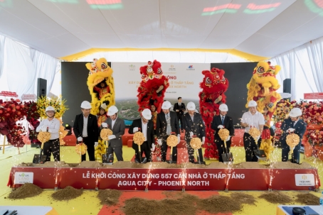 Bsquare cùng NIG khởi công hơn 500 căn nhà thấp tầng tại Aqua City